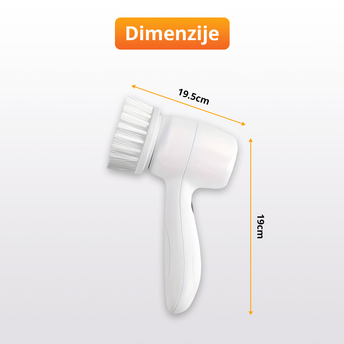 Bežična rotirajuća četka za detaljno čišćenje