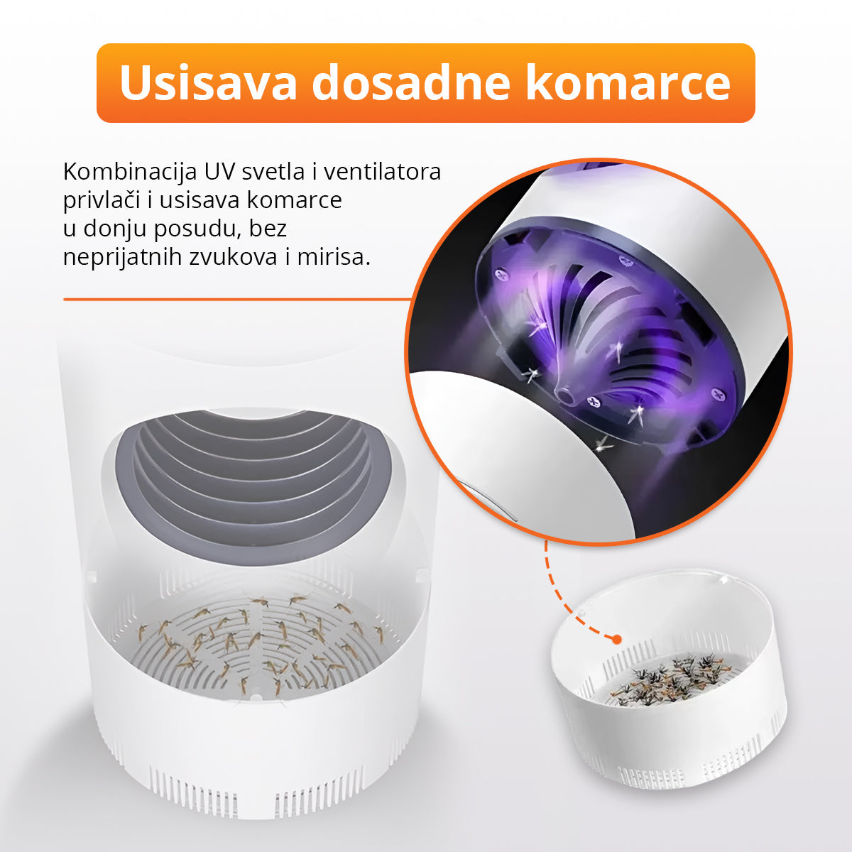 UV lampa za hvatanje komaraca