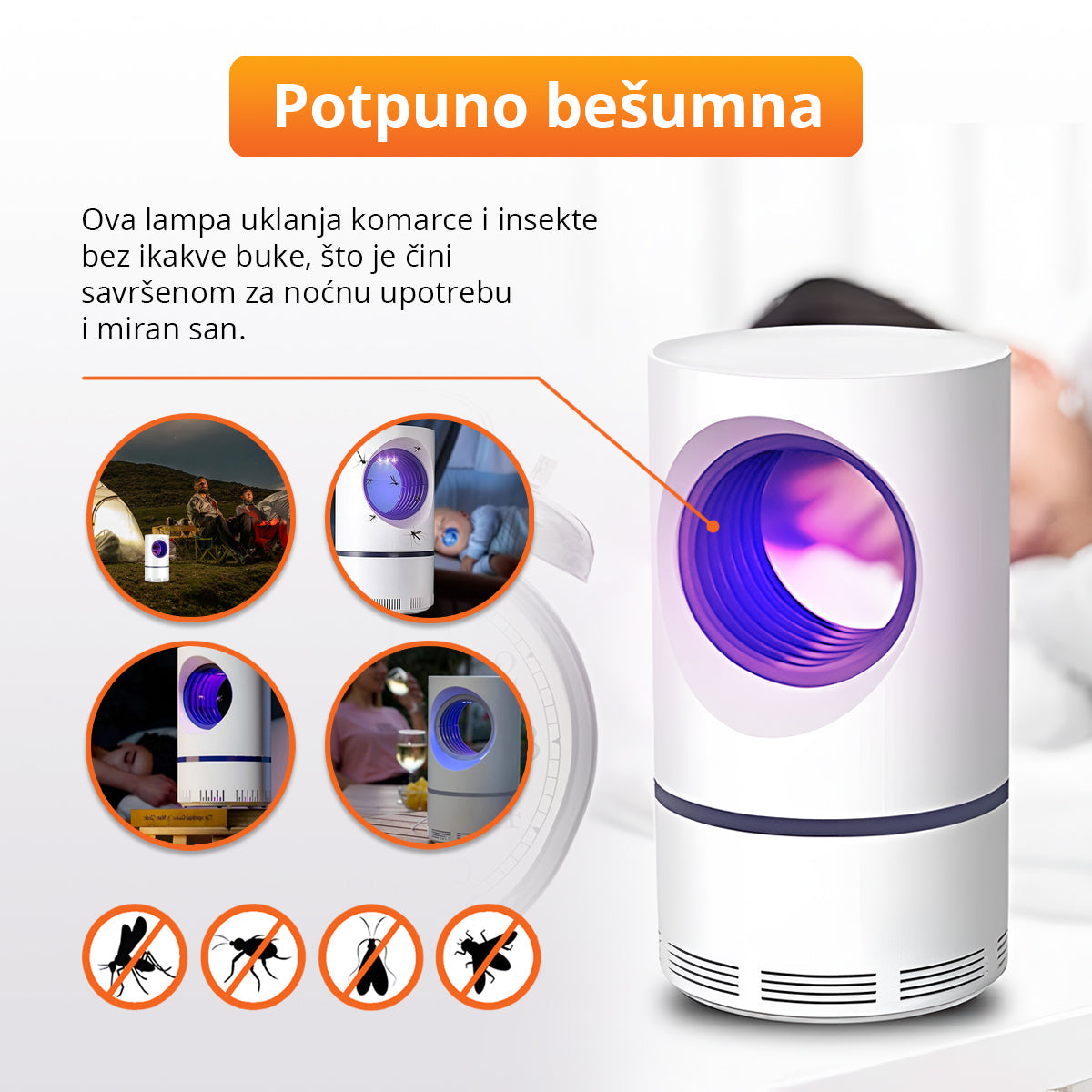 UV lampa za hvatanje komaraca