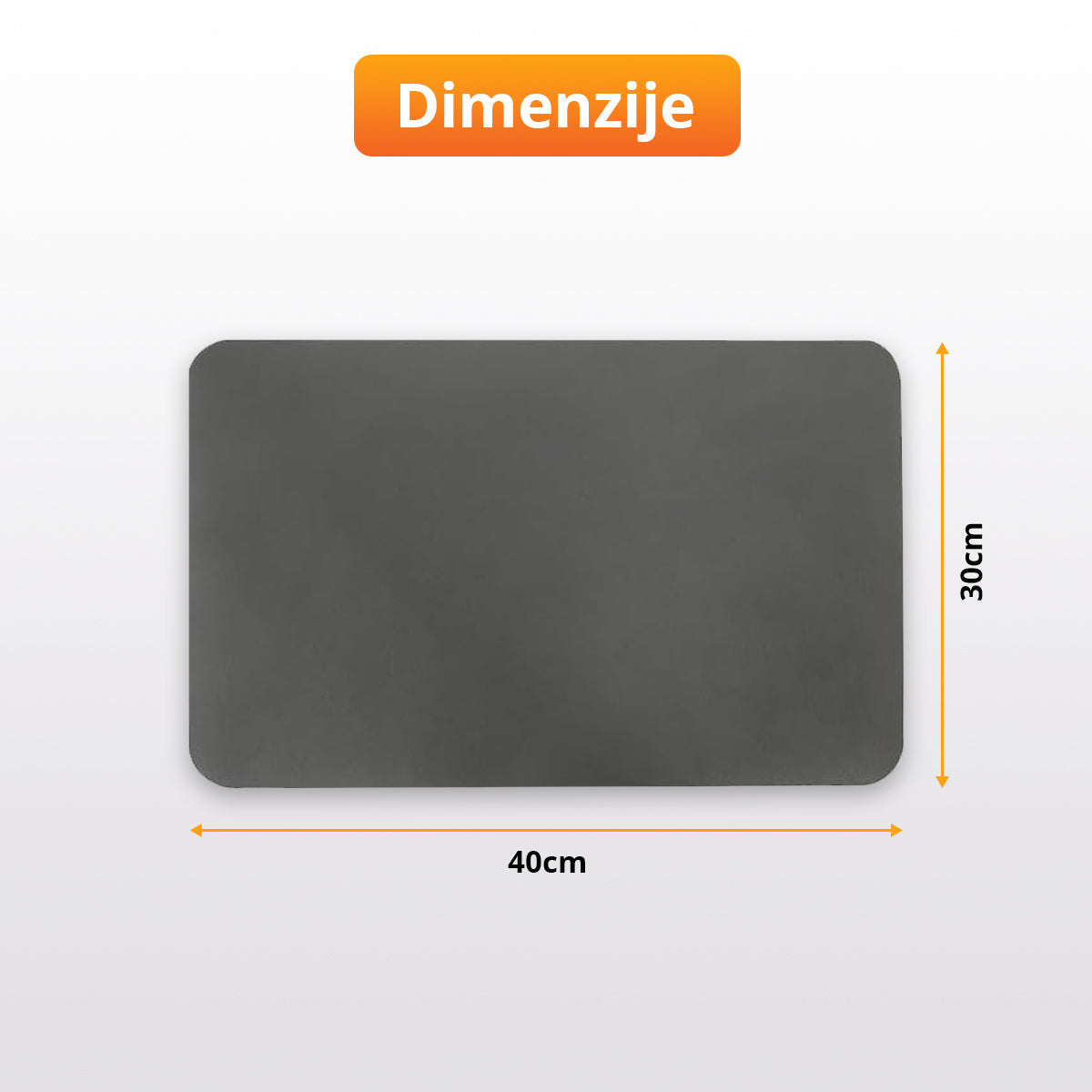 Brzoupijajuća podloga za sušenje sudova