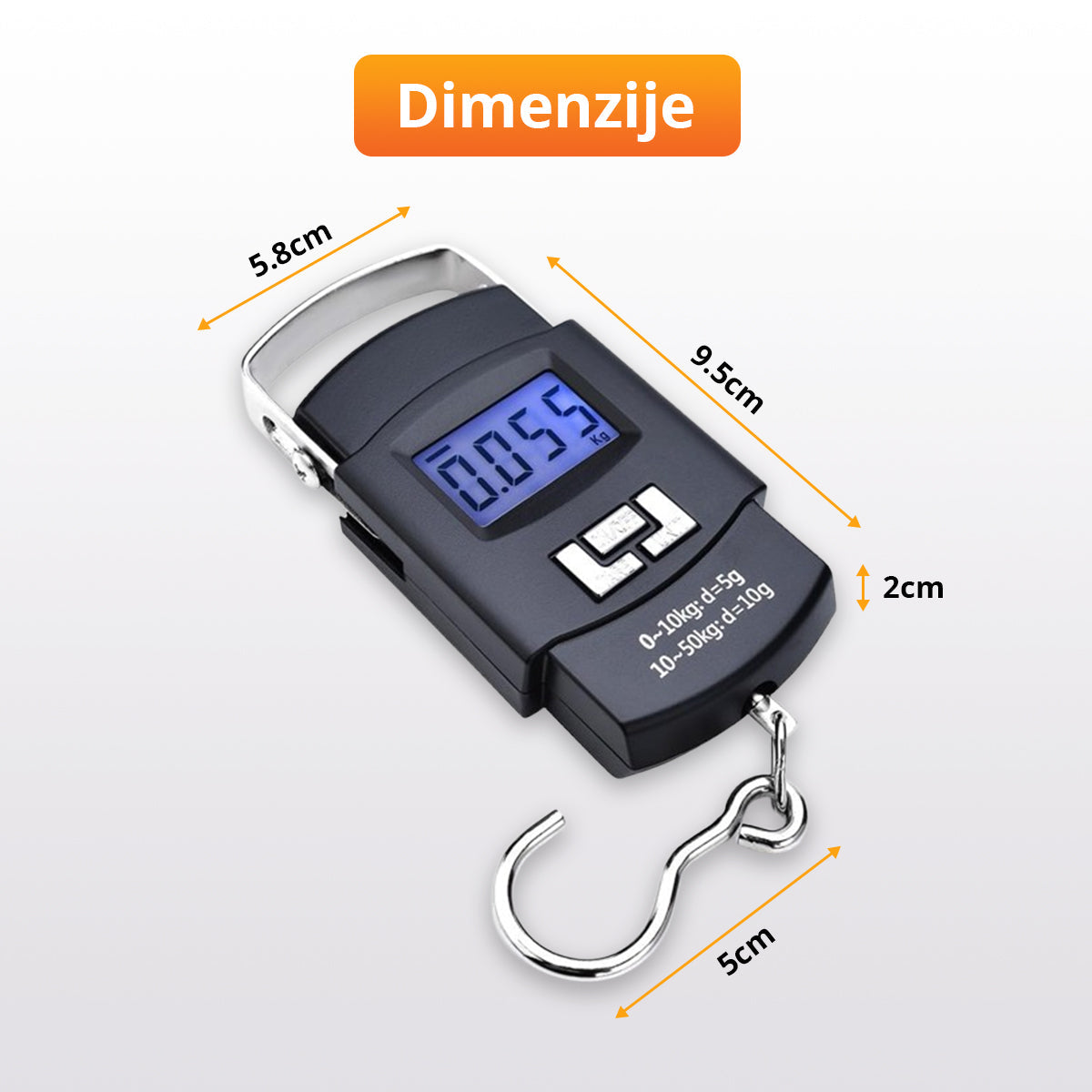 Ručna digitalna vaga za merenje prtljaga
