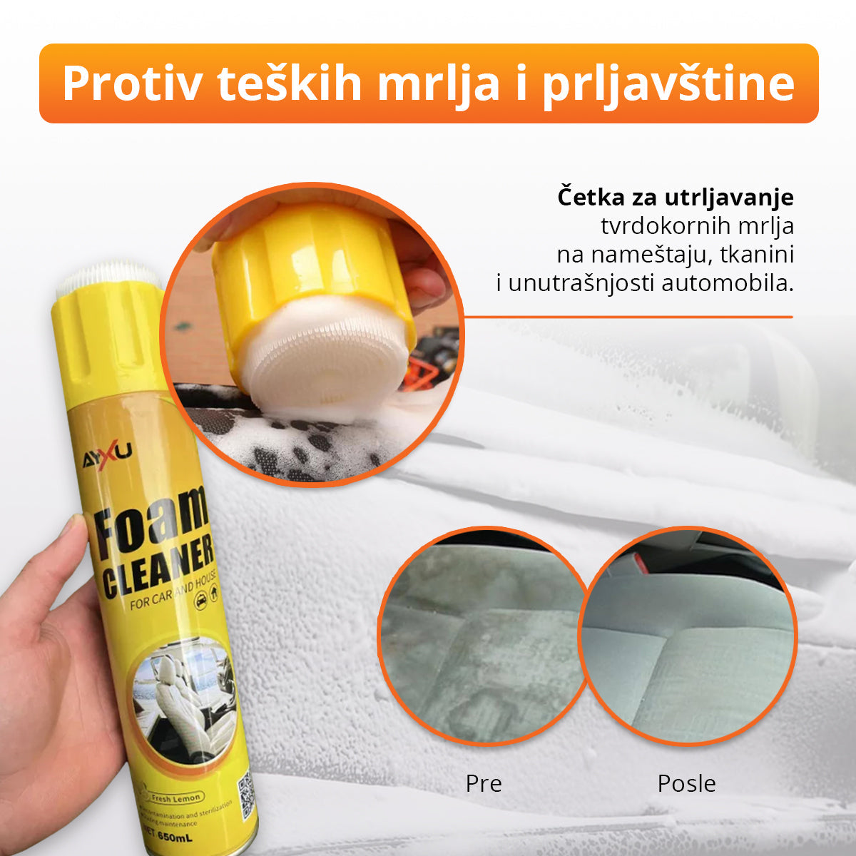 Višenamenska aktivna pena za čišćenje