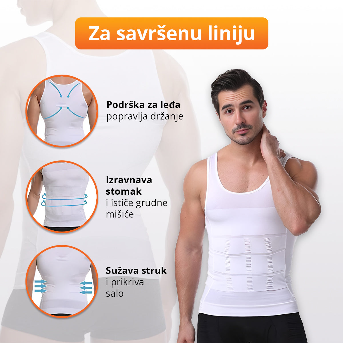 Kompresivna majica za savršen struk