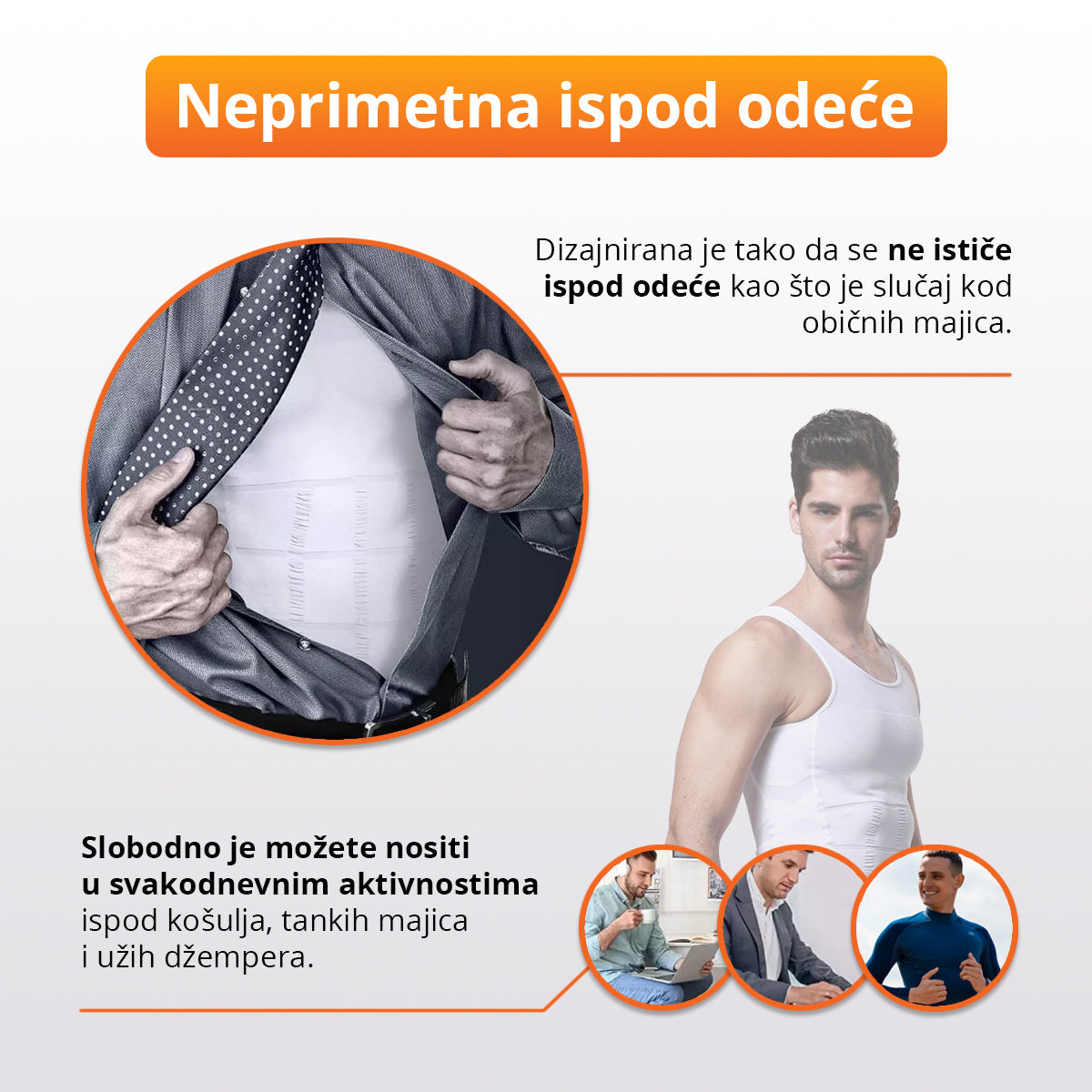 Kompresivna majica za savršen struk