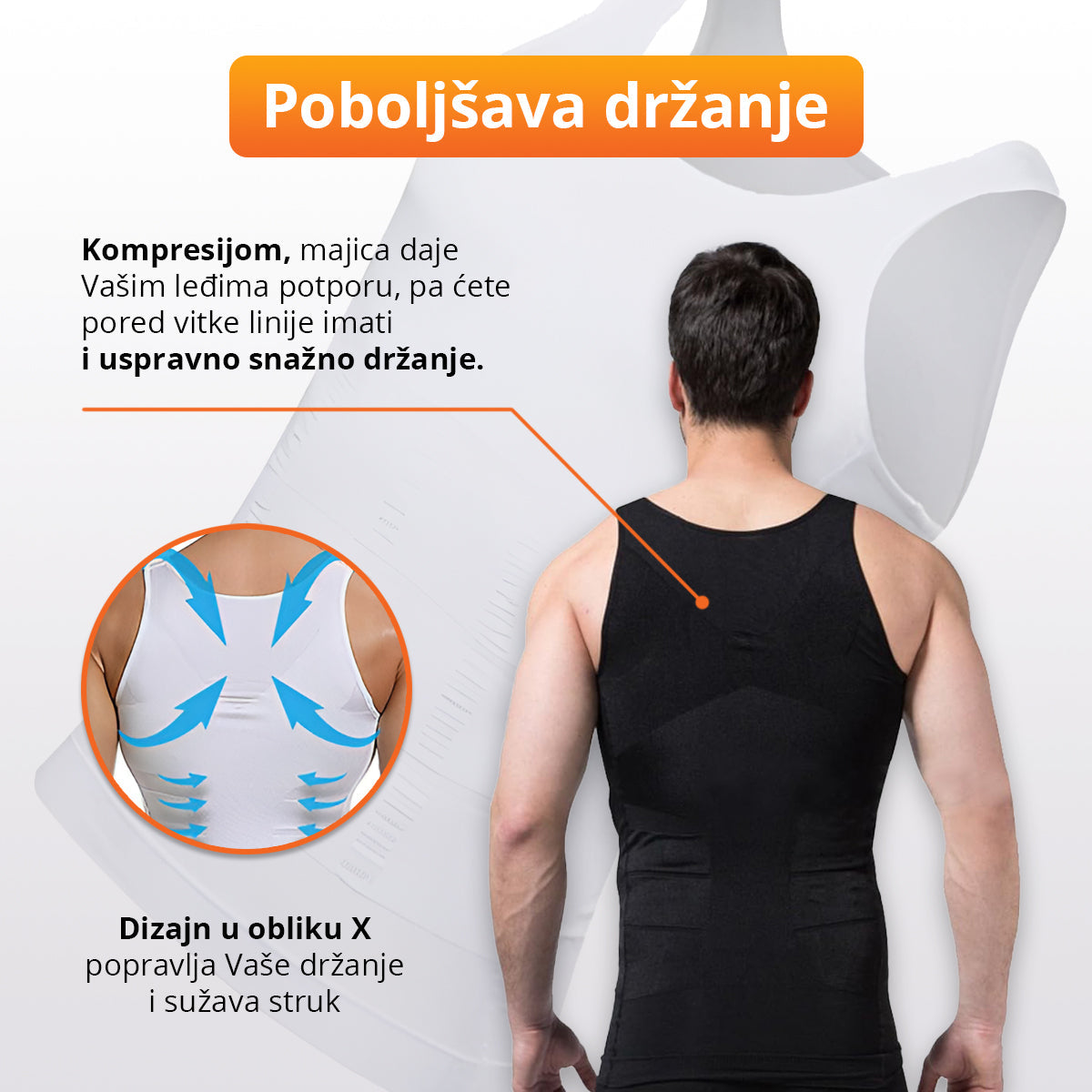 Kompresivna majica za savršen struk