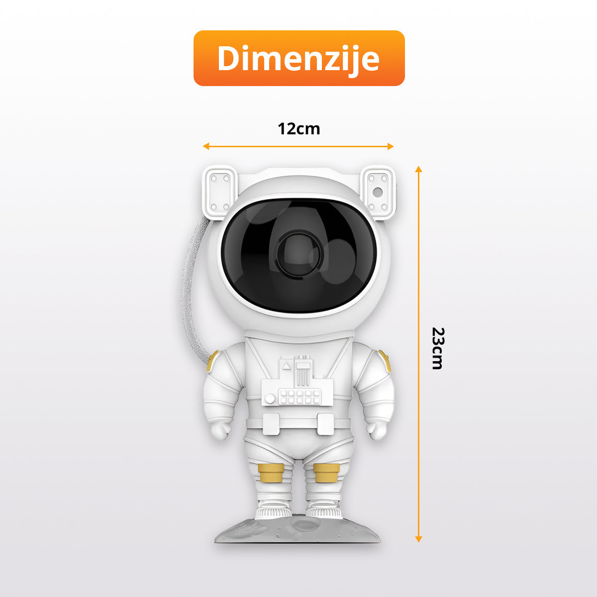 Astronaut LED projektor