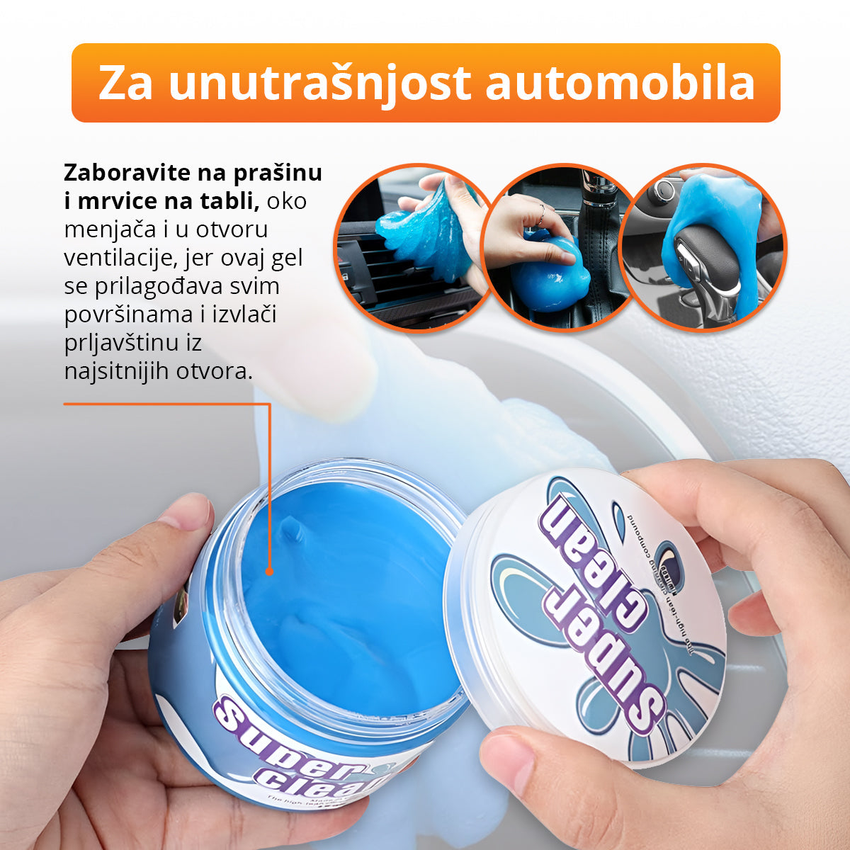 Gel za višekratno čišćenje prljavštine