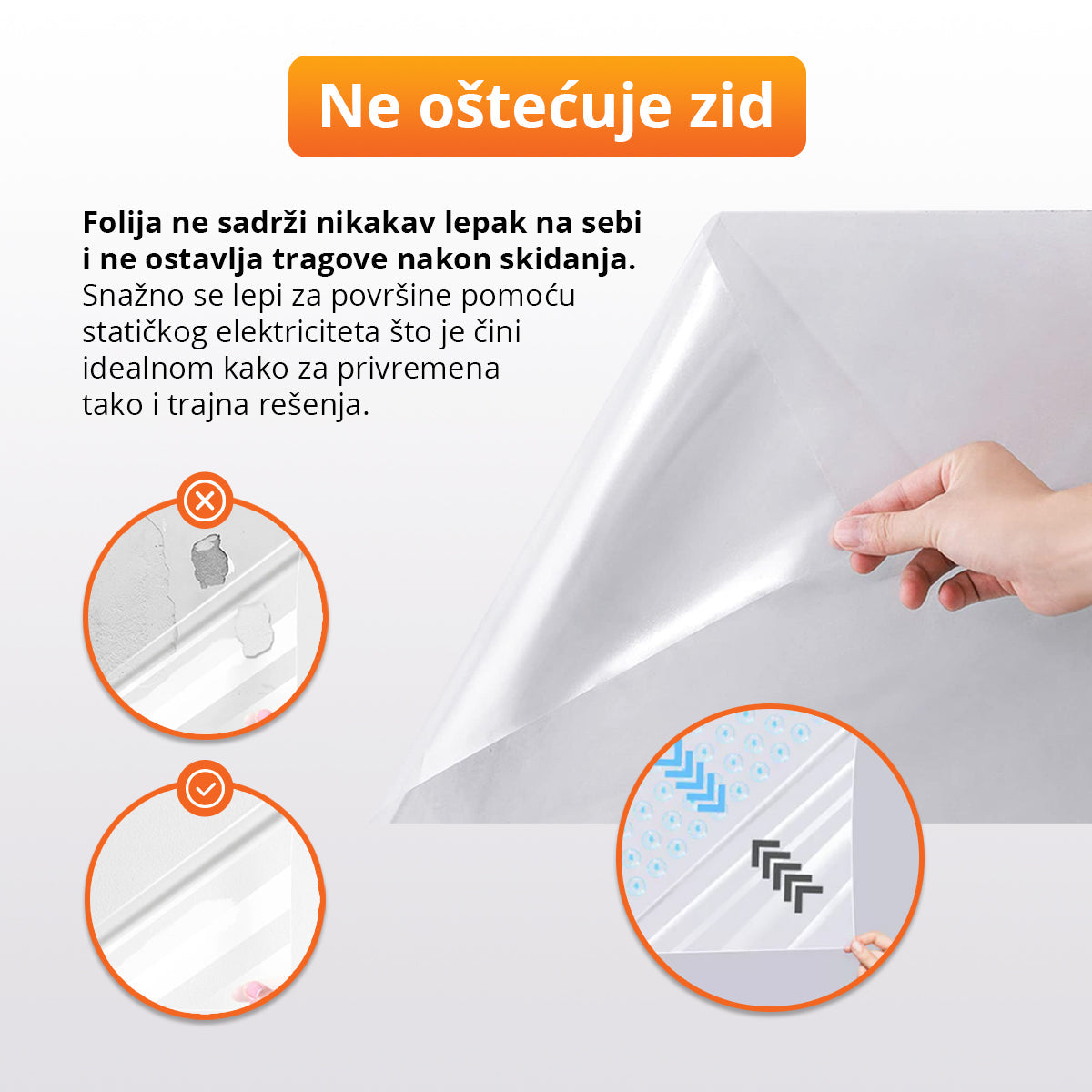 Providna samolepljiva zaštitna folija (3m x 60cm)
