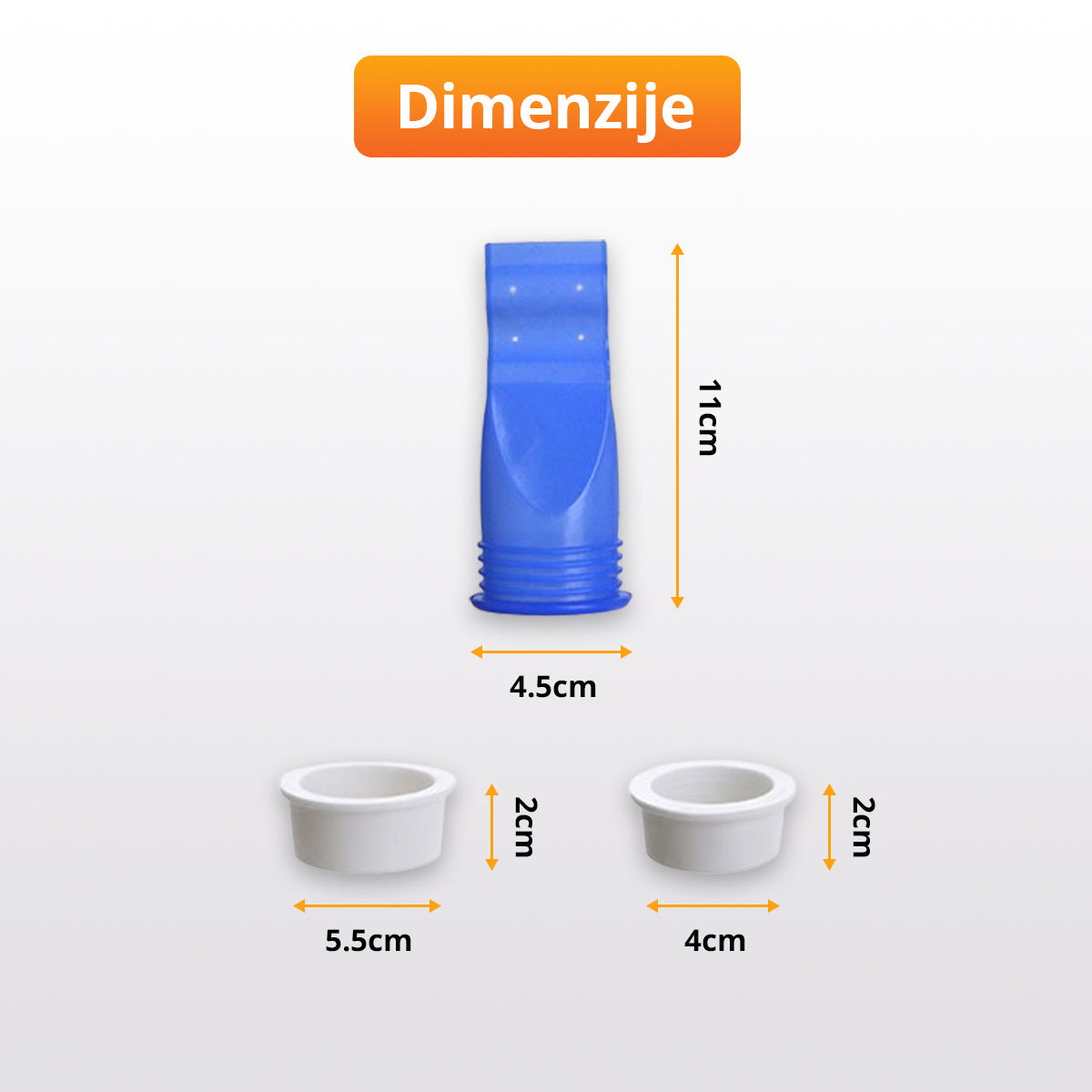 Filter protiv neprijatnih mirisa iz odvoda (4 komada)