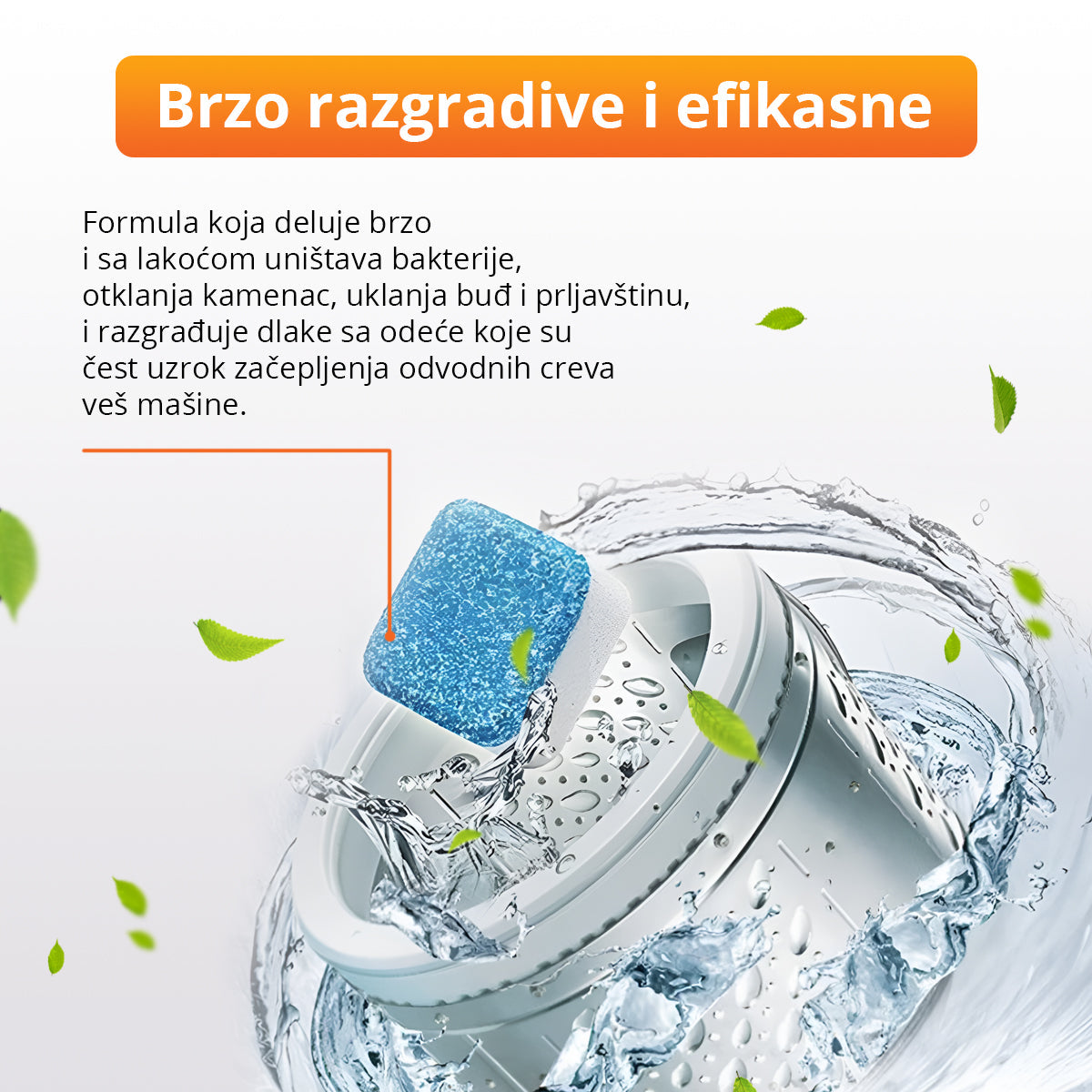 Tablete za čišćenje veš mašine (12 komada)