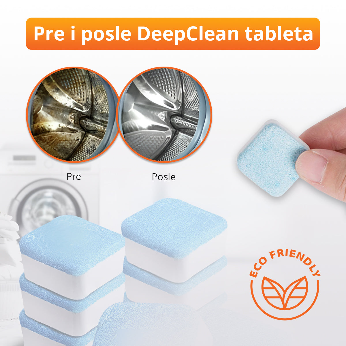Tablete za čišćenje veš mašine (12 komada)
