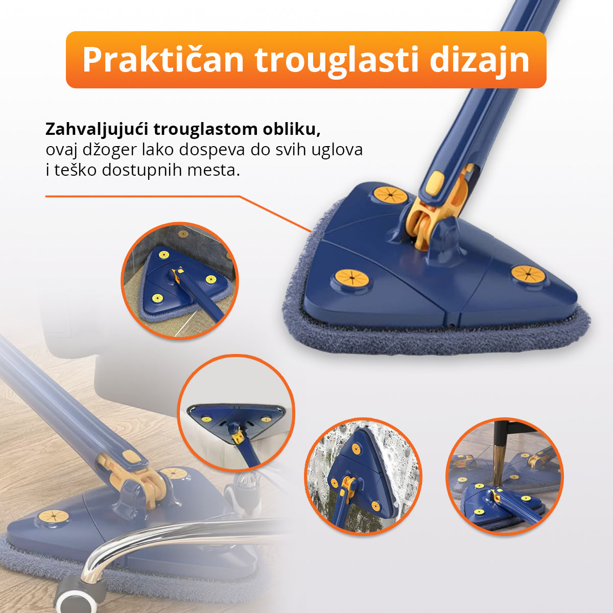 Trouglasti samooceđujući džoger