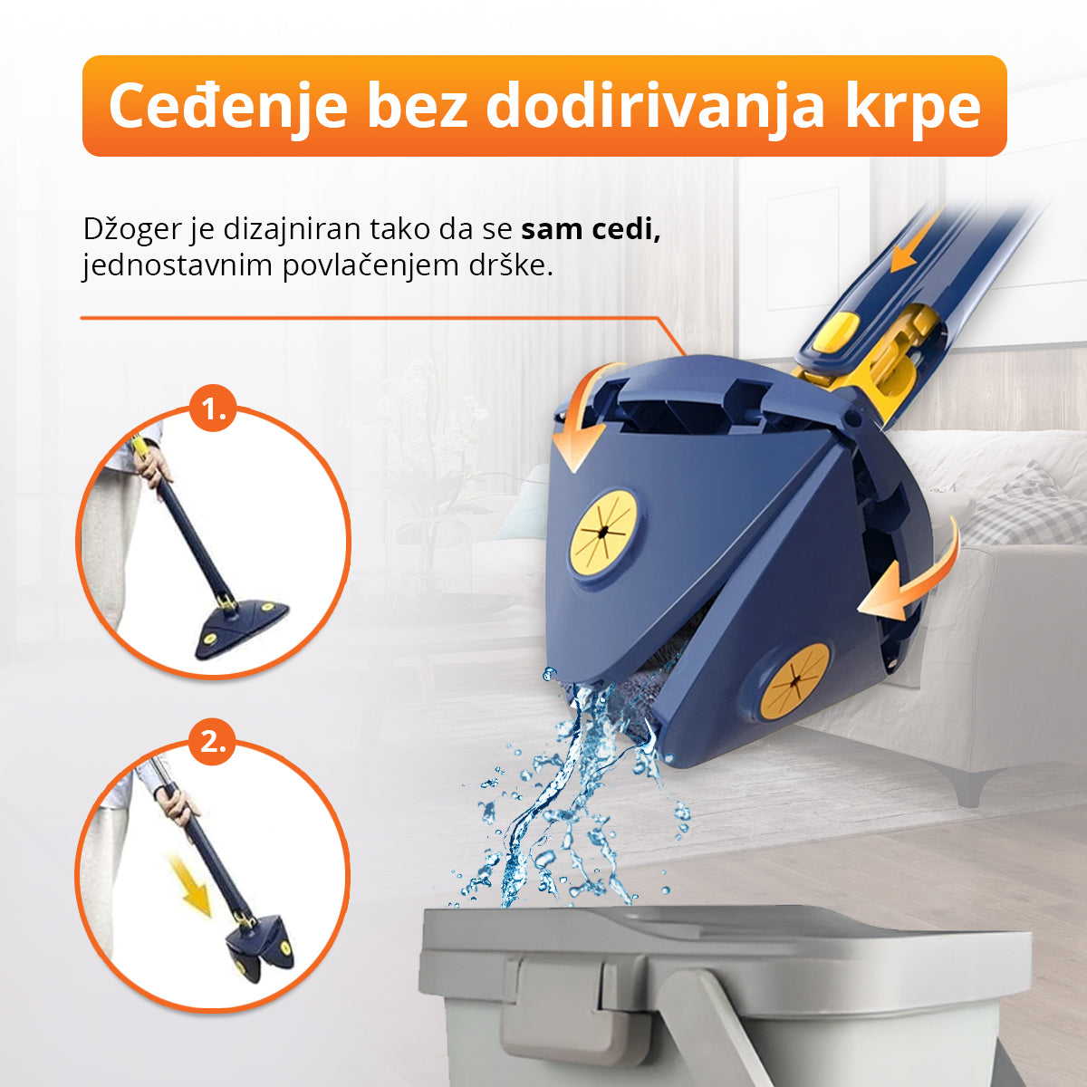 Trouglasti samooceđujući džoger