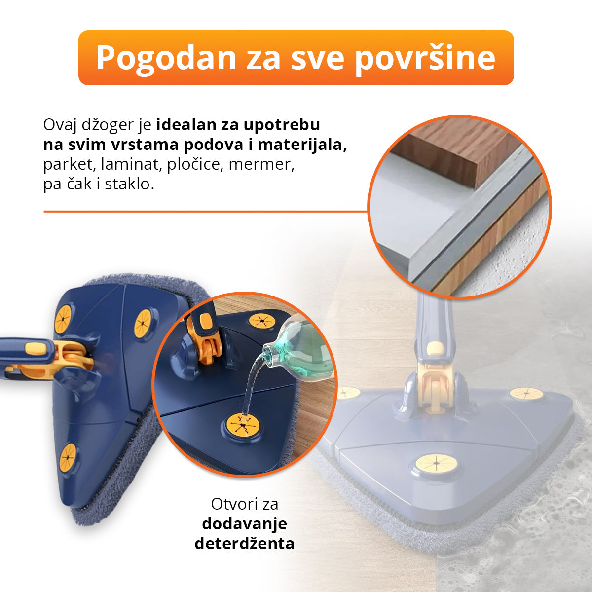 Trouglasti samooceđujući džoger