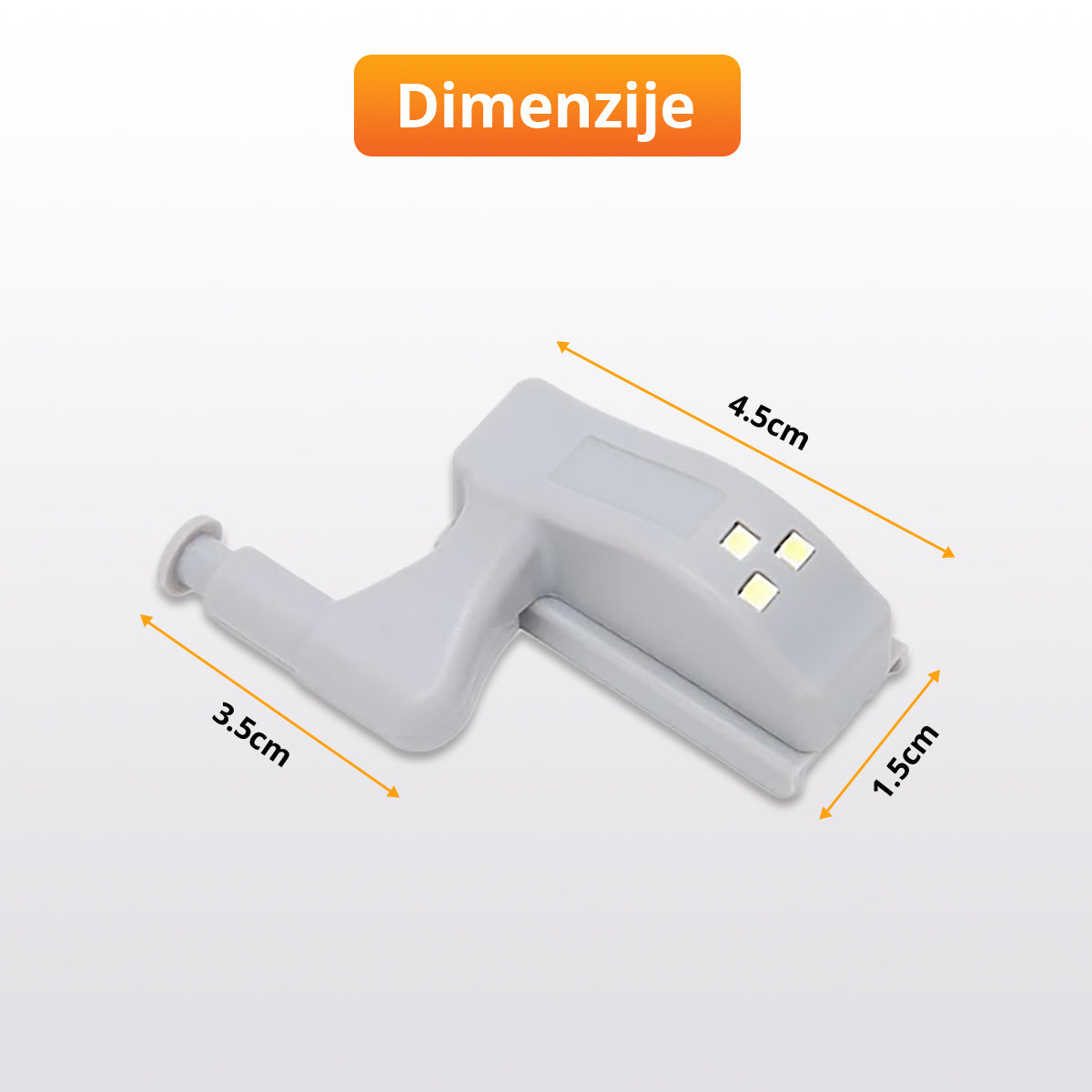 LED svetlo za unutrašnjost ormara (4 komada)