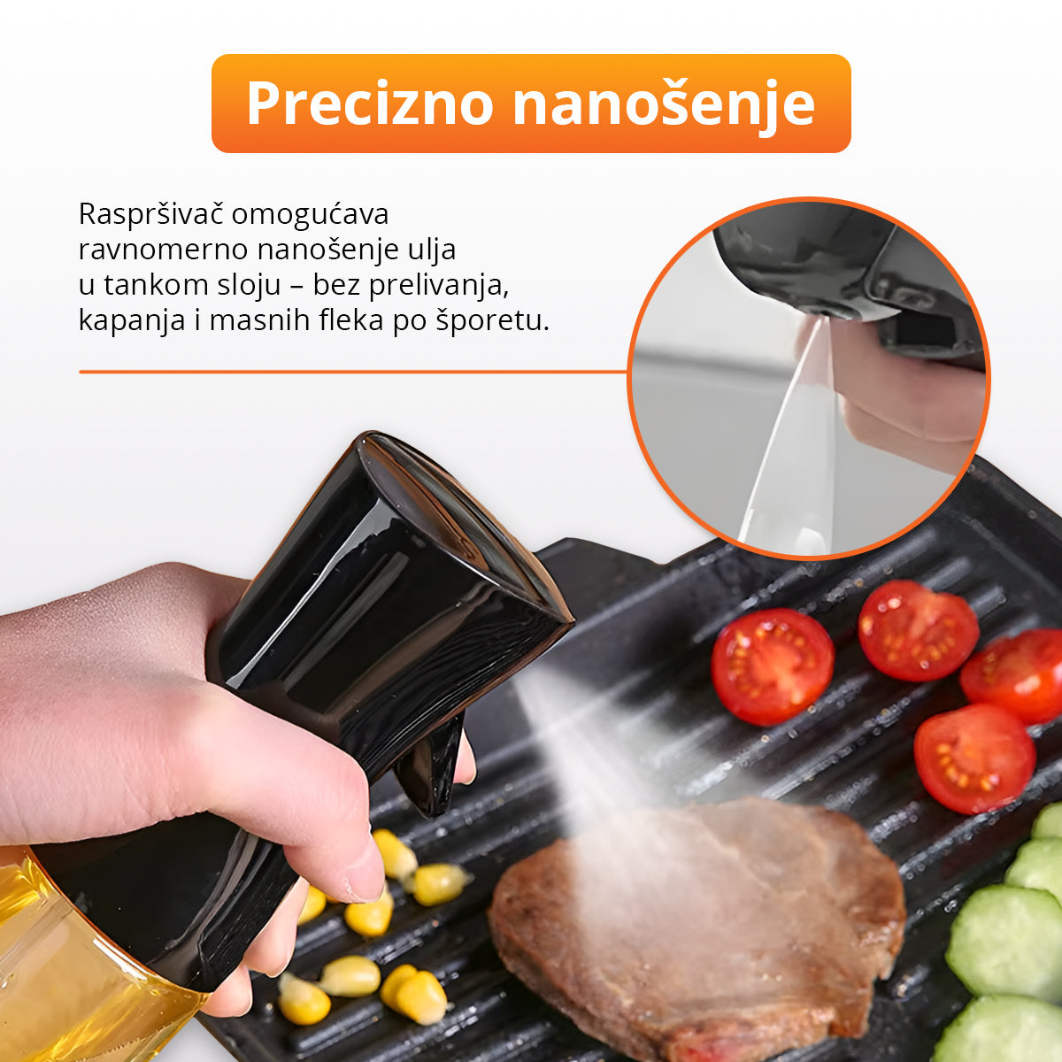 Dozer za ulje sa raspršivačem
