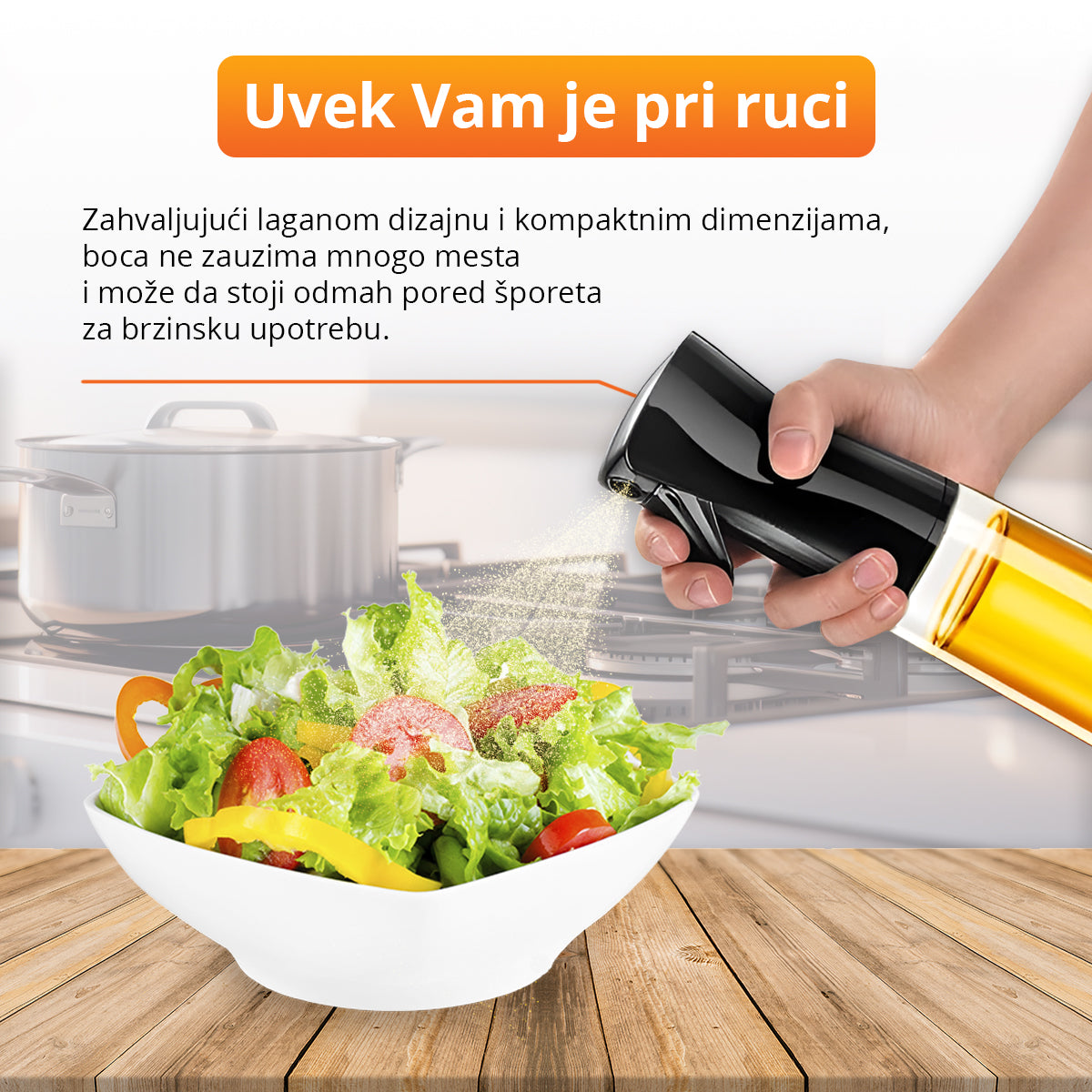 Dozer za ulje sa raspršivačem
