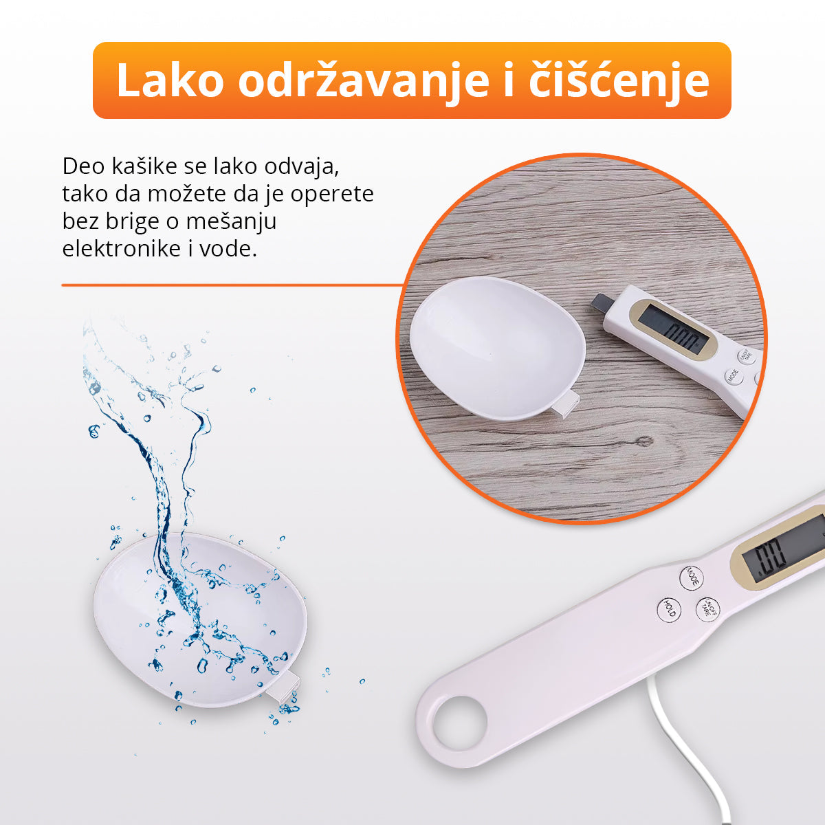 Kašika sa preciznom digitalnom vagom