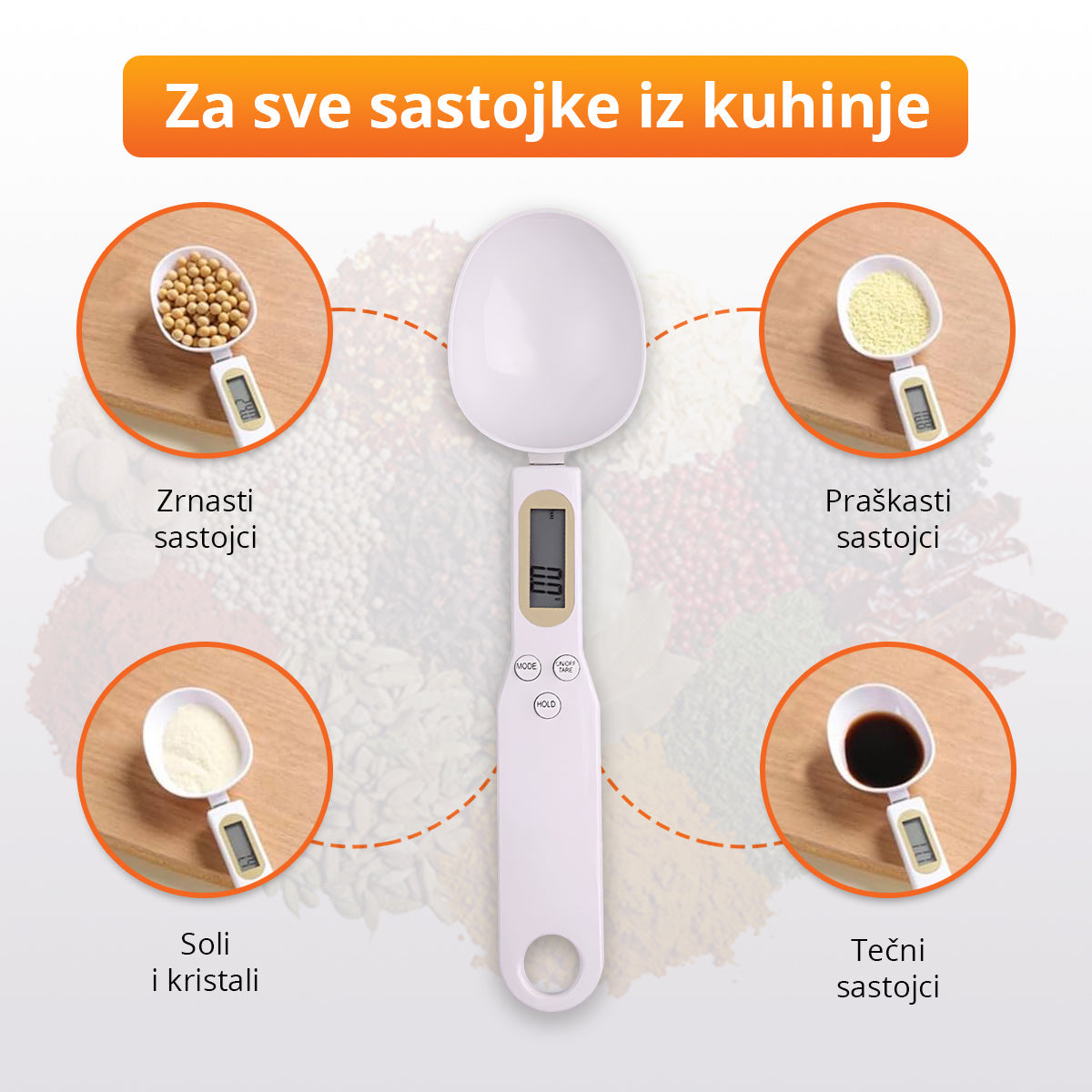 Kašika sa preciznom digitalnom vagom