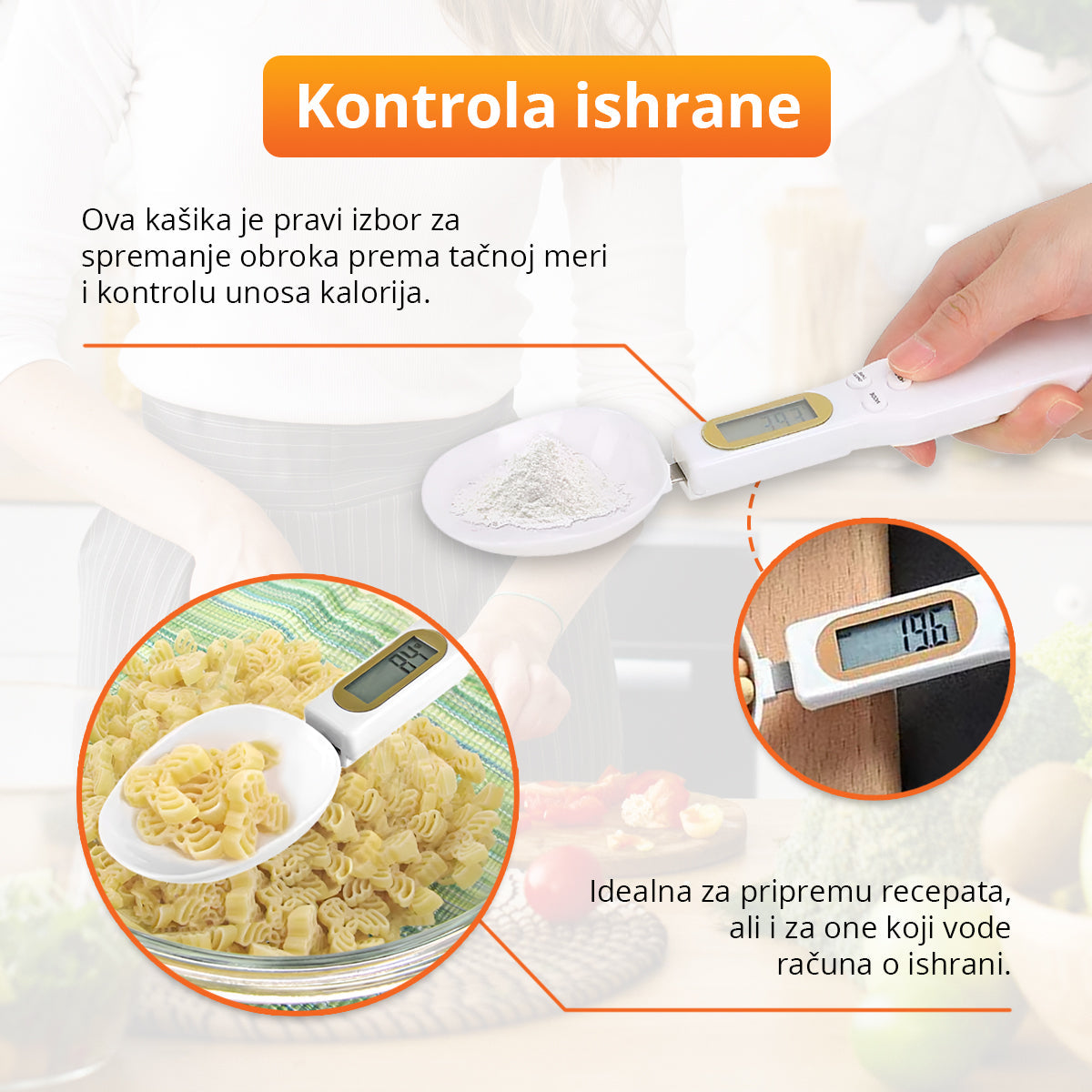Kašika sa preciznom digitalnom vagom