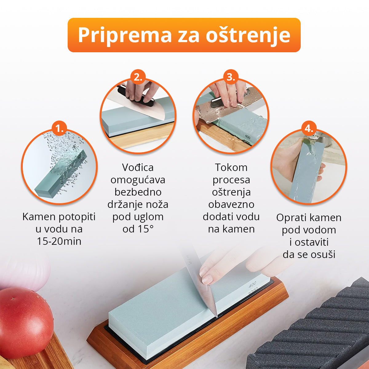 Profesionalni kamen za oštrenje noževa