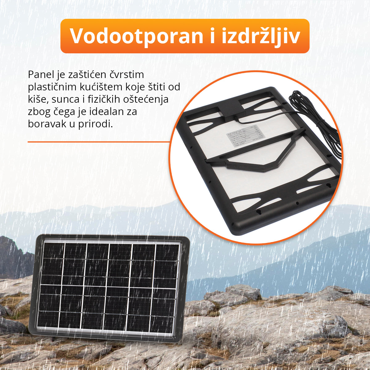 Prenosni solarni panel za direktno punjenje uređaja