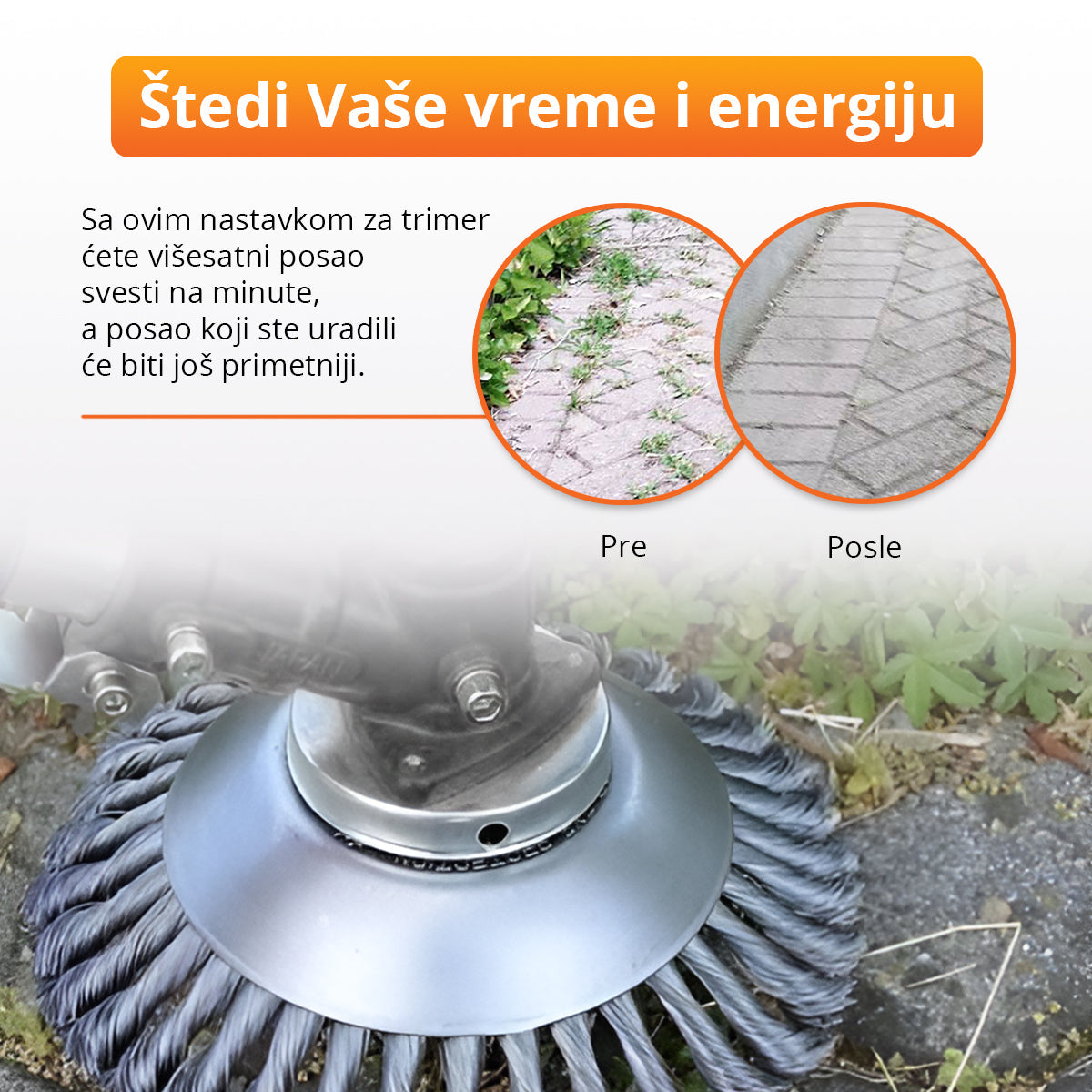 Žičana glava za trimer za uklanjanje korova